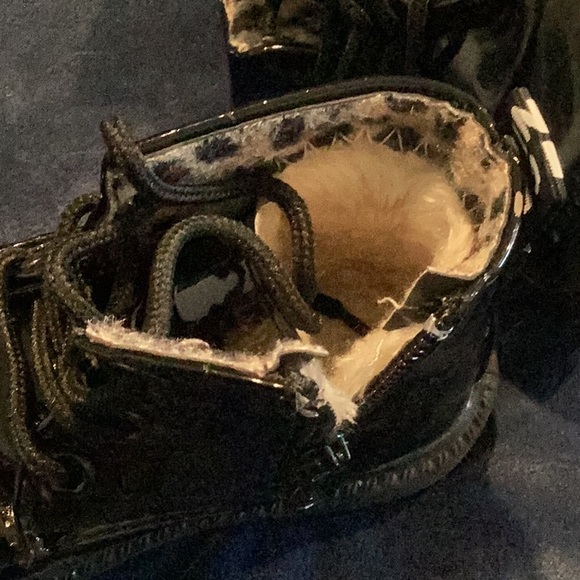 Patent Combat Boots - Picture 5 of 7